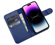 iCarer Wallet Case do iPhone 14 Pro (anti-RFID) niebieski 6975092686286 - 1201180 - zdjęcie 4